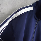 フレッドペリー トラックジャケット ロゴ刺繍 ネイビー - NEWSED