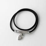 エルメス ヴィヴィリテ ハート カデナ ブレスレット チョーカー ブラック / シルバー - NEWSED