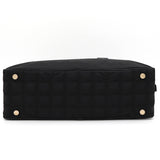 シャネル ニュートラべルライン キャンバス / レザー ハンドバッグ ボーリングバッグ ブラック - NEWSED