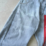 ヴィヴィアン ウエストウッド アングロマニア プリント デニム ジーンズ アイスブルー - NEWSED