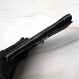 クリスチャン ディオール カナージュ ターンロック ナイロン / レザー 長財布 ブラック レディース - NEWSED