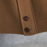 ラコステ メタルロゴバッジ ウールコート チェスターコート チェック柄裏地 キャメル - NEWSED