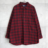 ポロ バイ ラルフローレン ネルシャツ 長袖シャツ チェック柄 レッド - NEWSED