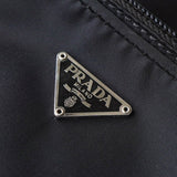 プラダ ポコノ テスート ナイロン 三角プレート ミニ ショルダーバッグ ブラック - NEWSED
