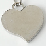 プラダ ロゴ ハート キーリング キーホルダー チャーム シルバー - NEWSED