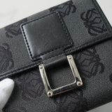 ロエベ アナグラム 二つ折り財布 ブラック - NEWSED