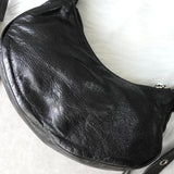 バレンシアガ ル カゴール レザー ワンショルダーバッグ ショルダーバッグ ブラック ミラー ポーチ付き - NEWSED