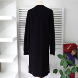 ポロ ラルフローレン カシミヤ ウール ニット ロング丈 カーディガンブラック - NEWSED