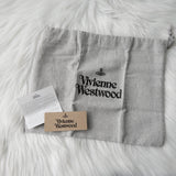 ヴィヴィアン ウエストウッド オーブ レザー ショルダーバッグ ポシェット グレー - NEWSED