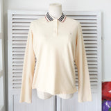 バーバリー ロゴ 長袖ポロシャツ ベージュ - NEWSED