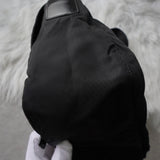 プラダ ポコノ テスート ナイロン 三角プレート ショルダーバッグ メッセンジャーバッグ ブラック - NEWSED