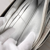 メゾン マルジェラ カレンダータグ 四つタグ レザー ラウンドジップ ロングウォレット 長財布 ブラック - NEWSED