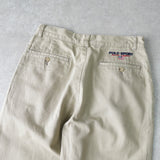 ポロ ラルフローレン デニム チノパン コットンパンツ ベージュ - NEWSED