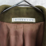 ジバンシィ ヴィンテージ チェスターコート ウールコート ロングコート カーキ - NEWSED