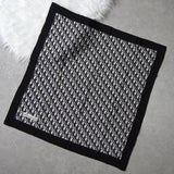 クリスチャン ディオール トロッター シルク スカーフ ブラック - NEWSED