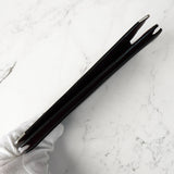 カルティエ マスト ドゥ カルティエ レザー 二つ折り財布 長財布 ブラック - NEWSED