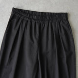 メゾンキツネ 薄手 ツータック イージースラックス ブラック - NEWSED