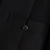 クロエ ブラックフォーマル ノーカラージャケット 総裏地 - NEWSED