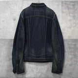 マリテ フランソワジルボー デニムジャケット インディゴ ブルー - NEWSED