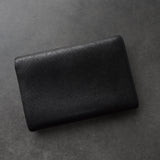 プラダ サフィアーノレザー 三角プレート 二つ折り財布 ブラック - NEWSED