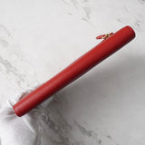 プラダ サフィアーノ レザー 二つ折り財布 長財布 レッド ゴールド - NEWSED