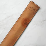 ロエベ アナグラム レザー マグネット バングル ブラウン - NEWSED