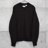 フェンディ ズッカ ニット ダークブラウン - NEWSED