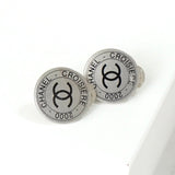 シャネル ココマーク ロゴ ラウンド イヤリング シルバー - NEWSED