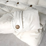 バーバリー ブルーレーベル ファー ダウンジャケット ダウンコート ファー取り外し可能 レディース ホワイト - NEWSED