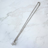 ヴィヴィアン ウエストウッド ミニオーブ ラインストーン ネックレス シルバー - NEWSED