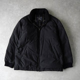 バーバリー ヴィンテージ ノバチェック ウールニット裏地 ダウンジャケット ブラック - NEWSED