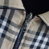 バーバリー ロンドン リバーシブル ブルゾン ノバチェック×コーデュロイ ベージュ/ブラック - NEWSED