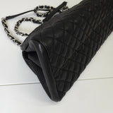 シャネル マトラッセ キャビアスキン チェーン ボーリングバッグ ハンドバッグ ブラック シルバー - NEWSED