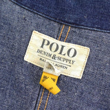 ポロ デニムアンドサプライ ラルフローレン ポケット デニムジャケット ブルー - NEWSED