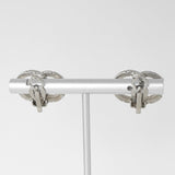 シャネル ココマーク ラインストーン イヤリング シルバー - NEWSED