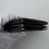 バレンシアガ エブリティ レザー 三つ折り財布 コンパクトウォレット ブラック - NEWSED