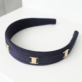 サルバトーレ フェラガモ ヴァラ リボン カチューシャ ネイビー 箱付き - NEWSED