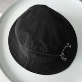 ステューシー バケットハット ロゴ ブラック - NEWSED