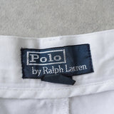 ポロ ラルフローレン スモールポニー ロゴ 総柄 ハーフパンツ ホワイト - NEWSED