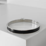 エルメス ケリー メタル バングル シルバー/ブラック - NEWSED