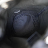 プラダ ポコノ テスート ナイロン トライアングルロゴ 巾着バッグ ポーチ ブラック - NEWSED