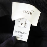 アミパリ アミ パリス ハートロゴ コーデュロイ バケットハット 帽子 ブラック - NEWSED