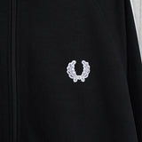 フレッドペリー ヴィンテージ バックビジューロゴ トラックジャケット ブラック - NEWSED