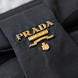 プラダ ポコノ テスート ナイロン リボン ポーチ ブラック - NEWSED