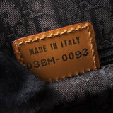 ディオール レザー ハンドバッグ 自立型 キャメル - NEWSED