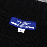 バーバリー ブルーレーベル ホースロゴ ドライバーズニット レディース ブラック - NEWSED