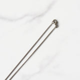 シャネル ココマーク ラインストーン ネックレス シルバー - NEWSED