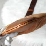 ロエベ アナグラム ショルダーバッグ ブラウン レザー / スエード - NEWSED