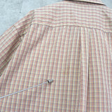 イヴ サンローラン ヴィンテージ チェック柄 半袖シャツ マルチカラー - NEWSED