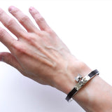 エルメス ケリー メタル バングル シルバー/ブラック - NEWSED